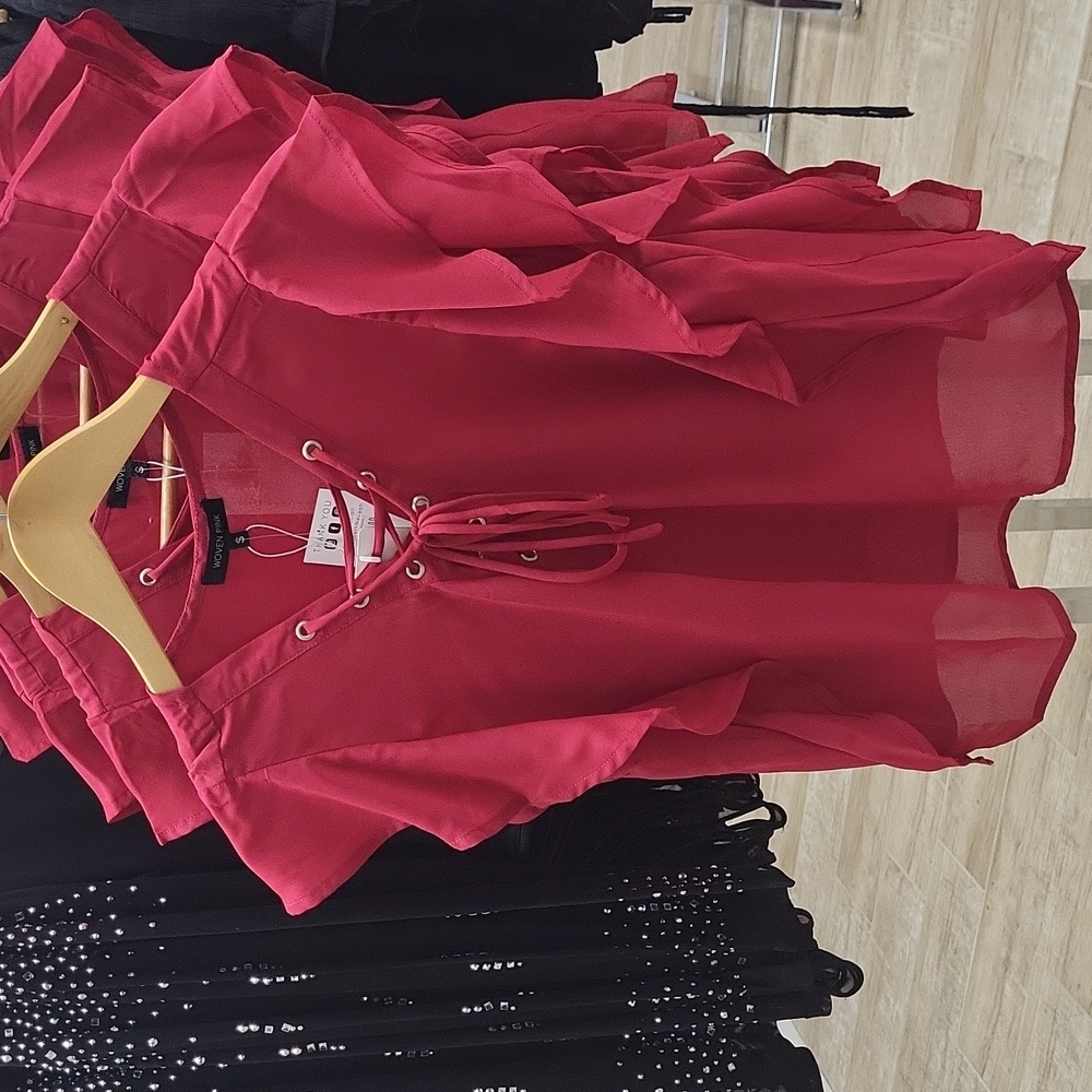 Ruffle arm Shirt